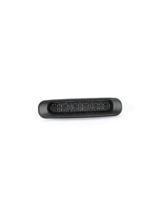 Piloto estroboscópico rojo LED FT-200 C LED DARK ADR, luz de advertencia versión oscura, cable 1m, 12/30V 132mm Homologación XR1