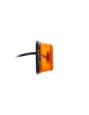 Gelbe LED-Seitenmarkierungsleuchte mit Reflektor FT-059 Z, 0,5 m Kabel, 12/36 V, E9-Zulassung
