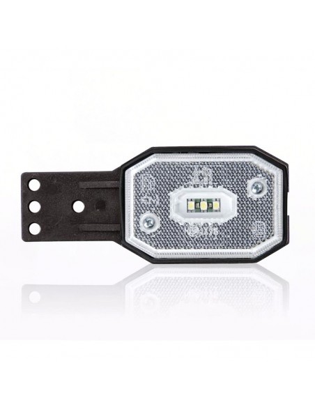 Luz de posição lateral retangular em LED Fristom FT001 FT-001 ou luz de sinalização com ou sem diversos suportes de montagem | L