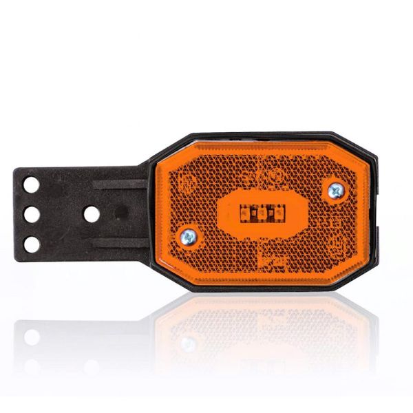 Luz de posição lateral retangular em LED Fristom FT001 FT-001 ou luz de sinalização com ou sem diversos suportes de montagem | L