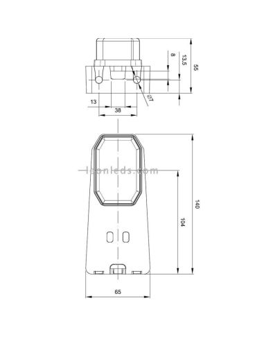 LED-Galibulicht mit Reflektor und...