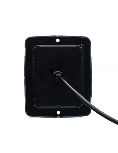 Piloto Trasero LED Marco Negro CUBE LZD 2876 | Marcha Atrás y Antiniebla | IP68 12/24V | F1 AR