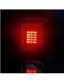 Piloto Trasero LED Marco Negro CUBE LZD 2876 | Marcha Atrás y Antiniebla | IP68 12/24V | F1 AR