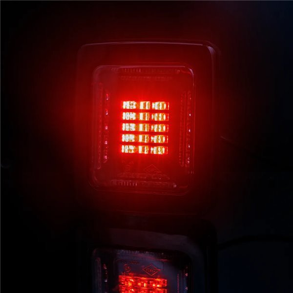 Feu arrière LED CUBE LZD 2876 avec cadre noir | Feux de recul et antibrouillard | IP68 12/24 V | F1 AR