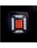 Piloto Trasero LED Marco Negro CUBE LZD 2876 | Marcha Atrás y Antiniebla | IP68 12/24V | F1 AR