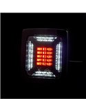 Piloto Trasero LED Marco Negro CUBE LZD 2876 | Marcha Atrás y Antiniebla | IP68 12/24V | F1 AR