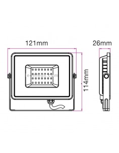 Proyector Led 10W 3000K Blanco cálido de Vtac Pro al mejor precio de internet | LeonLeds Iluminación 2