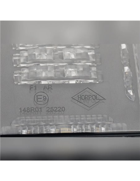 Piloto Trasero LED Marco Negro CUBE LZD 2876 | Marcha Atrás y Antiniebla | IP68 12/24V | F1 AR