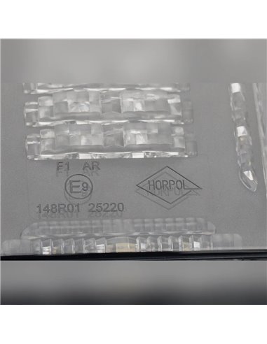 Lanterna traseira de LED CUBE LZD 2876 | Luz de ré e de neblina | IP68 12/24V | F1 AR | Moldura cromada