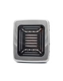 Piloto Trasero LED CUBE Cromado Rectangular | Posición NEON, Freno e Intermitente Dinámico | IP68 12/24V | 2a R1 S1