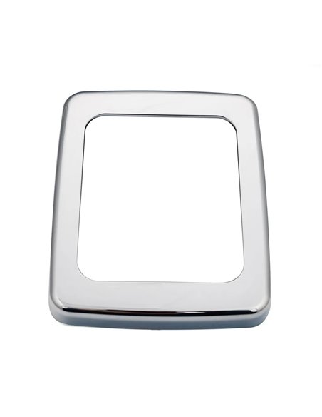 Piloto Trasero LED CUBE Cromado Rectangular | Posición NEON, Freno e Intermitente Dinámico | IP68 12/24V | 2a R1 S1