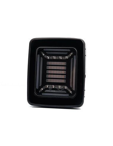 Piloto Trasero LED CUBE Black | Posición NEON, Freno e Intermitente Dinámico | IP68 12/24V | 2a R1 S1