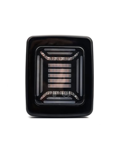 Piloto Trasero LED CUBE Black | Posición NEON, Freno e Intermitente Dinámico | IP68 12/24V | 2a R1 S1