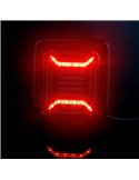 Piloto Trasero LED CUBE Black | Posición NEON, Freno e Intermitente Dinámico | IP68 12/24V | 2a R1 S1