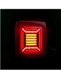 Piloto Trasero LED CUBE Black | Posición NEON, Freno e Intermitente Dinámico | IP68 12/24V | 2a R1 S1