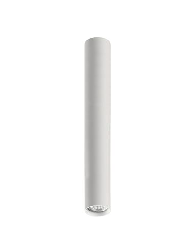 Plafón tubular 450mm blanco texturado ZOOM Ø56mm GU10 (no incl.)