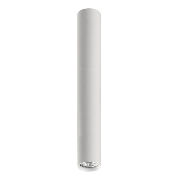 Plafón tubular 450mm blanco texturado ZOOM Ø56mm GU10 (no incl.)