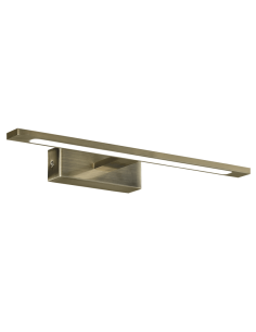 Aplique LED baño para espejo MENORCA 450mm cuero 12W CCT 3000K/4000K IP44