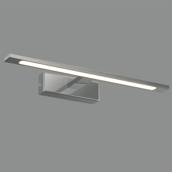 Applique murale LED métallique Minorque 12W IP44 pour salles de bains