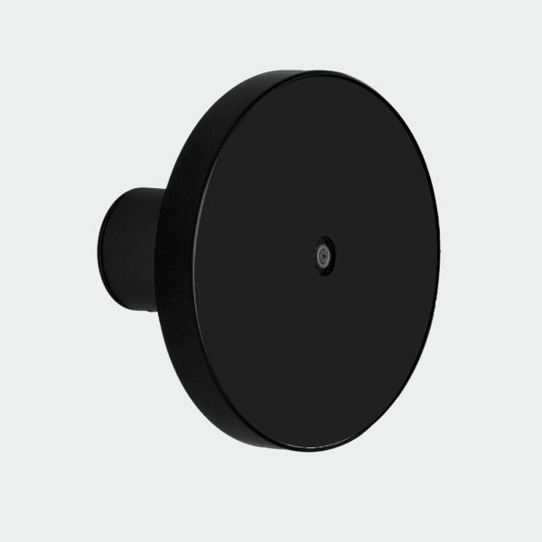 Aplique LED CHAMALEON negro, 10,5W 3000K 675lm, LED integrado, IP54 sin decoración