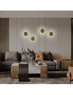 Luminária de parede LED CHAMALEON, preta, 10,5 W, 3000 K, 675 lm, LED integrado, IP54, sem decoração. 2