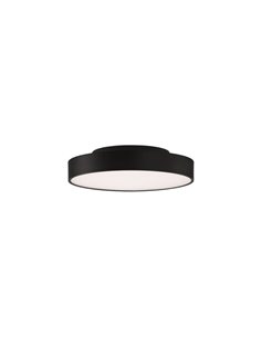 Plafonnier/applique murale LED ROMA avec éclairage vers le haut et vers le bas, Ø 40 cm, 2800 lm + 5 W, 500 lm, diffuseur microp