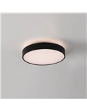 Plafonnier/applique murale LED ROMA avec éclairage vers le haut et vers le bas, Ø 40 cm, 2800 lm + 5 W, 500 lm, diffuseur microp