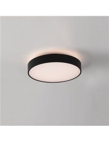 Plafón de techo/Aplique de pared LED ROMA con luz arriba y abajo Ø 40cm 2800Lm + 5W 500Lm, Difusor Microprismatico, 2700K-3000K 