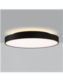 ROMA Plafon/arandela LED com luminária ascendente e descendente Ø 60cm 6000Lm + 9W 760Lm, Difusor Microprismático, 2700K-3000K