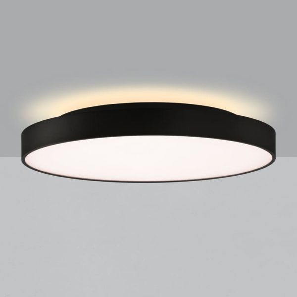 ROMA Plafon/arandela LED com luminária ascendente e descendente Ø 60cm 6000Lm + 9W 760Lm, Difusor Microprismático, 2700K-3000K