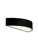 Aplique semicircular LED ISIA Ø60cm Blanco/Negro/Oro, 2x22W 4875lm, Kelvin 3000K-4000K con Interruptor deslizante Con y Sin Casa