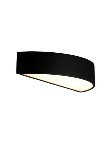 Aplique semicircular LED ISIA Ø60cm Blanco/Negro/Oro, 2x22W 4875lm, Kelvin 3000K-4000K con Interruptor deslizante Con y Sin Casa