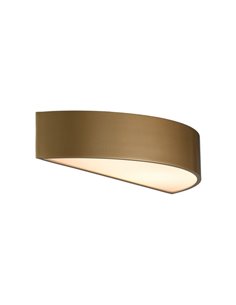Aplique semicircular LED ISIA Ø60cm Blanco/Negro/Oro, 2x22W 4875lm, Kelvin 3000K-4000K con Interruptor deslizante Con y Sin Casa