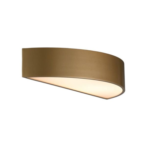 Aplique semicircular LED ISIA Ø60cm Blanco/Negro/Oro, 2x22W 4875lm, Kelvin 3000K-4000K con Interruptor deslizante Con y Sin Casa