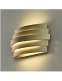 Aplique de pared LED LUXOR 30cm 20W 1200lm 2700K-3000K con Interruptor deslizante Blanco/Negro/Oro