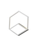 Aplique/plafón LED KUBICK S blanco 26W 3000K regulable 351x304mm