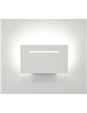 Aplique rectangular LED inclinado TOJA 8W 720Lm 3000K, 20x12cm