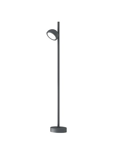 Poteau de but extérieur large 90 cm noir EVEREST style moderne GX53 (non inclus) IP65
