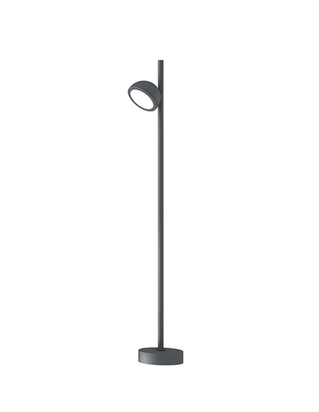 Baliza exterior larga 90cm negra EVEREST estilo moderna GX53 (no incl.) IP65