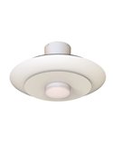 Ventilador tipo plafón moderno LED KIOTO blanco Ø500mm 33W 3000lm CCT regulable motor DC silencioso