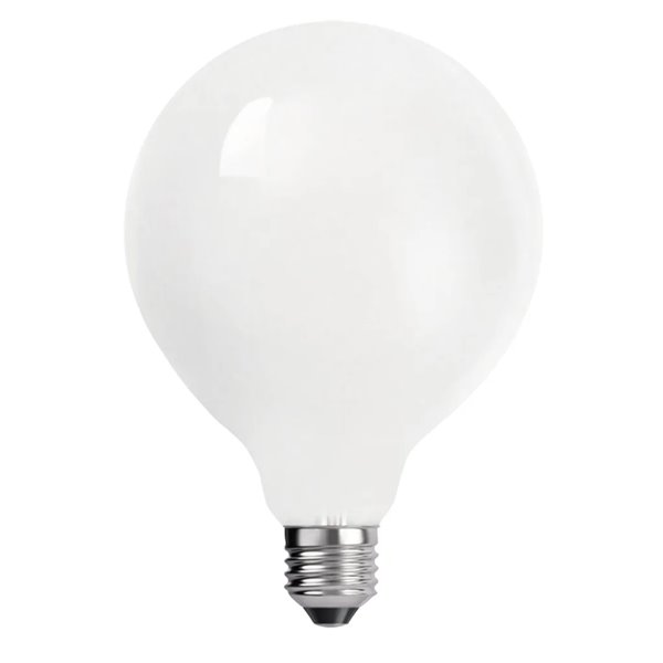 Bombilla LED G95 E27 8W 3000K 720lm regulable Ø95mm Opal