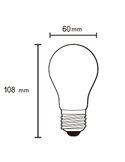 Bombilla LED E27 A60 12W 2700K 1440lm Regulable Ø60mm