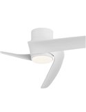 Ventilador LED GROENLAND M blanco Ø122cm DC 24W 1700lm CCT 2700K-5000K con mando/APP