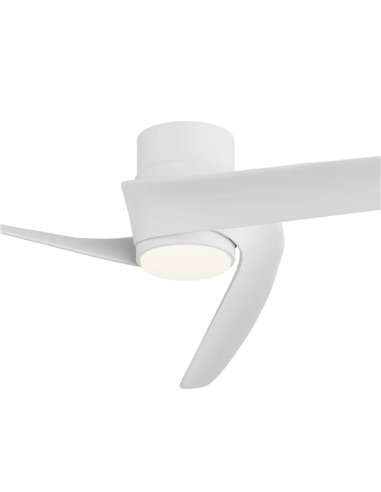 Ventilador LED GROENLAND M blanco Ø122cm DC 24W 1700lm CCT 2700K-5000K con mando/APP
