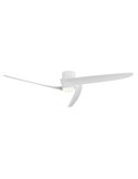 Ventilador LED GROENLAND M blanco Ø122cm DC 24W 1700lm CCT 2700K-5000K con mando/APP