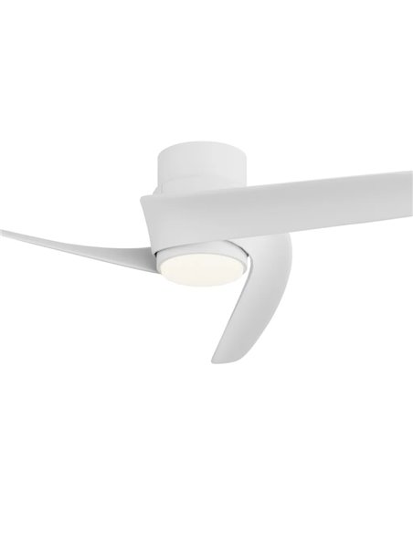 Ventilador LED GROENLAND S blanco Ø102cm DC 24W 1700lm CCT 2700K-5000K con Mando y APP