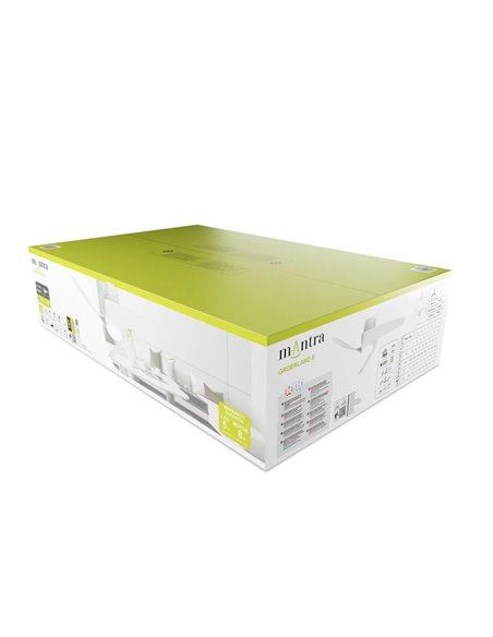 Ventilador LED GROENLAND S blanco Ø102cm DC 24W 1700lm CCT 2700K-5000K con Mando y APP