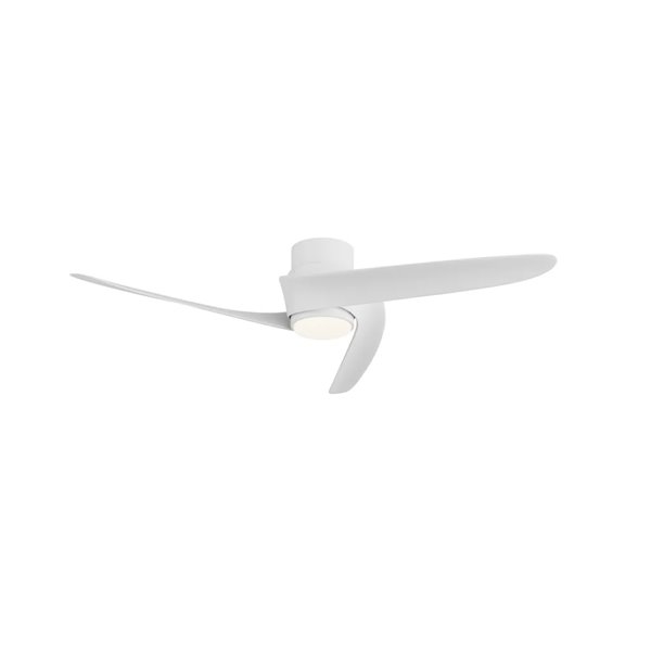 Ventilador LED GROENLAND S blanco Ø102cm DC 24W 1700lm CCT 2700K-5000K con Mando y APP