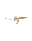 Ventilador LED GROENLAND S blanco Madera Ø102cm DC 24W 1700lm CCT 2700K-5000K con Mando y APP