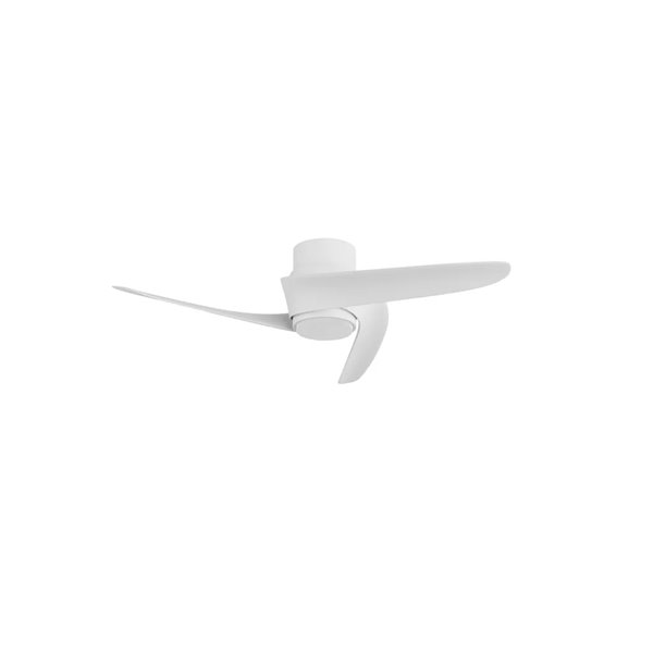 Ventilador LED GROENLAND XS blanco Ø79,5cm DC 24W 1700lm CCT 2700K-5000K con Mando